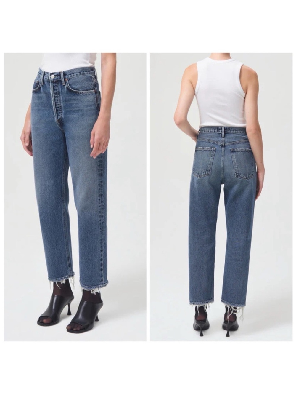 AGOLDE 90’s Crop Jean in Oblique Wash 23